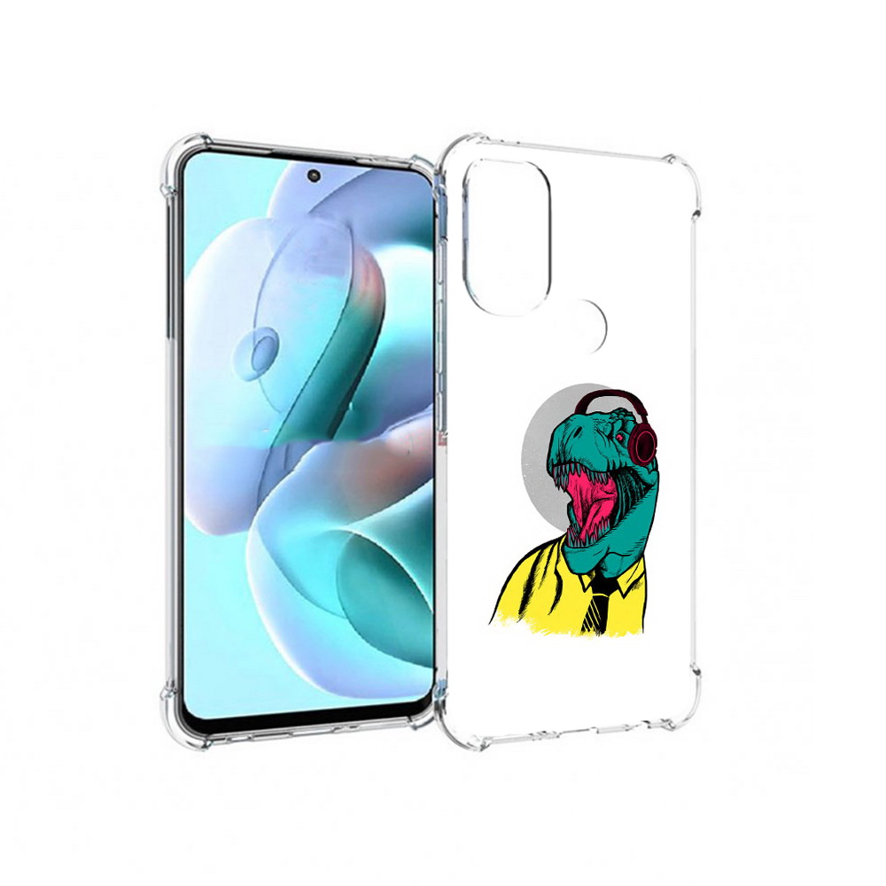

Чехол MyPads Tocco для Motorola Moto G71 дино (PT227080.353.326), Прозрачный, Tocco