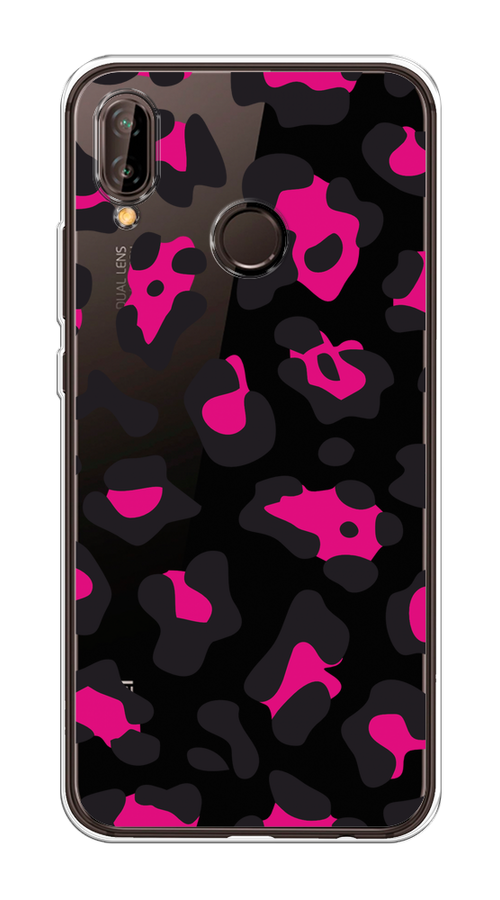 

Чехол на Huawei Nova 3 "Pink cow spots", Черный;розовый, 66150-1