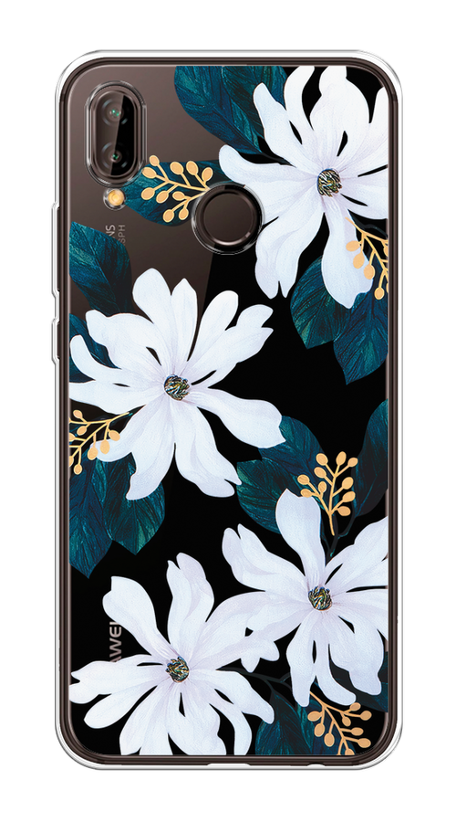 

Чехол на Huawei Nova 3 "Delilah Flower", Зеленый;белый, 66150-1