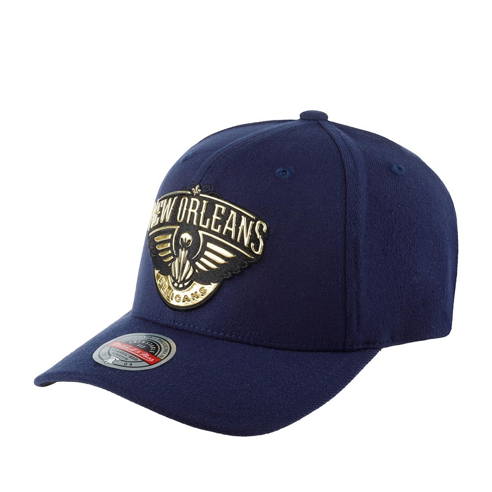 Бейсболка унисекс MITCHELL NESS 6HSSJS19235-NOPNAVY New Orleans Pelicans NBA темно-синяя