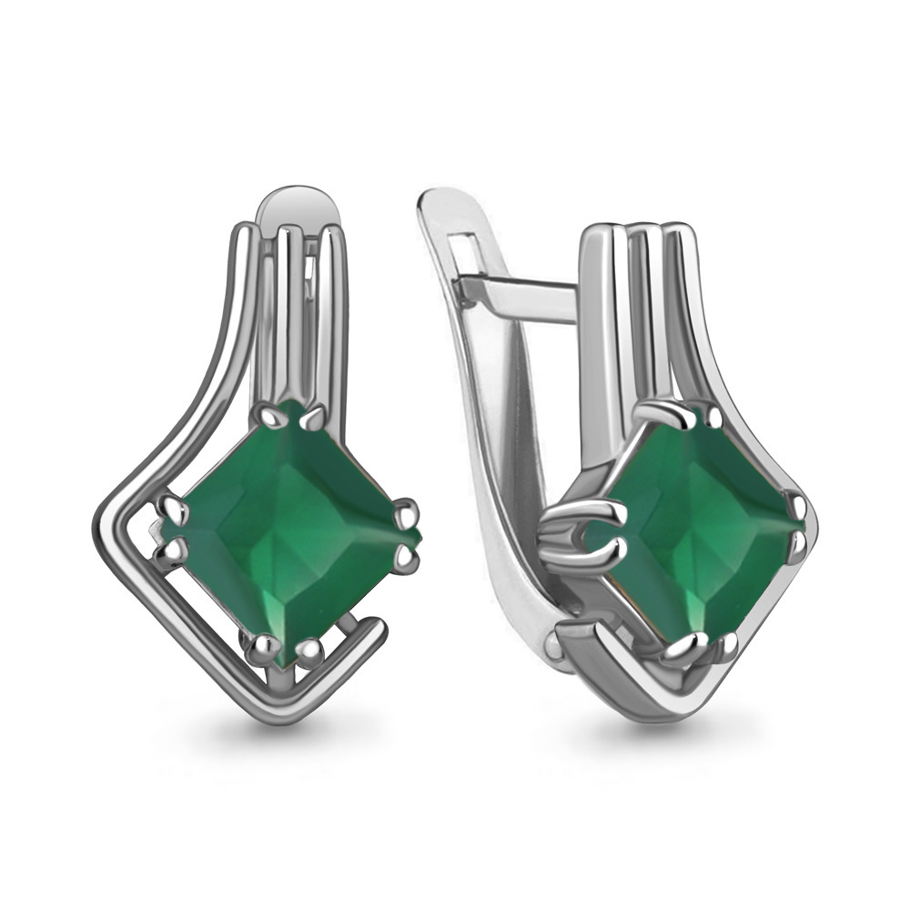 

Серьги из серебра с агатом Aquamarine Aquamarine 4770909_925_р, 4770909_925_р