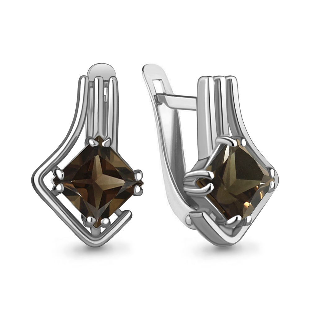 

Серьги из серебра с кварцем Aquamarine Aquamarine 4770901_925_р, 4770901_925_р