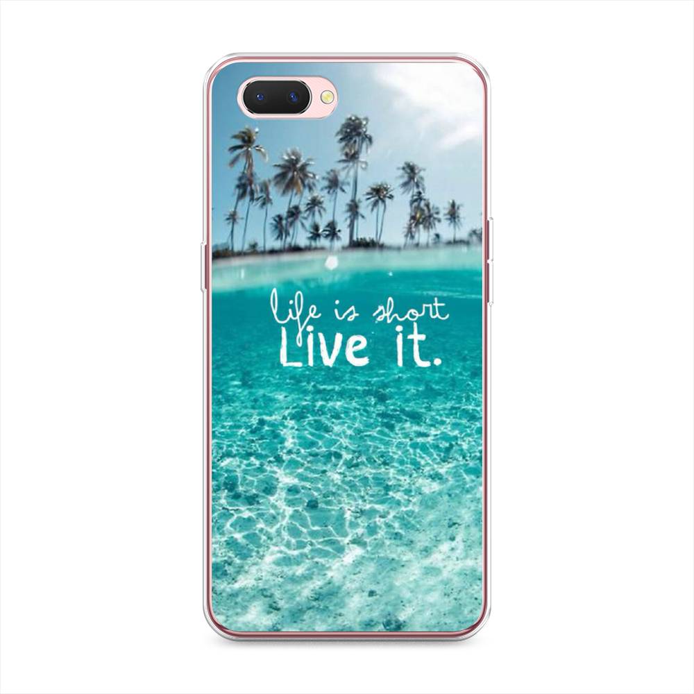 

Чехол Awog на Oppo A3s "Live it", Разноцветный, 252050-7