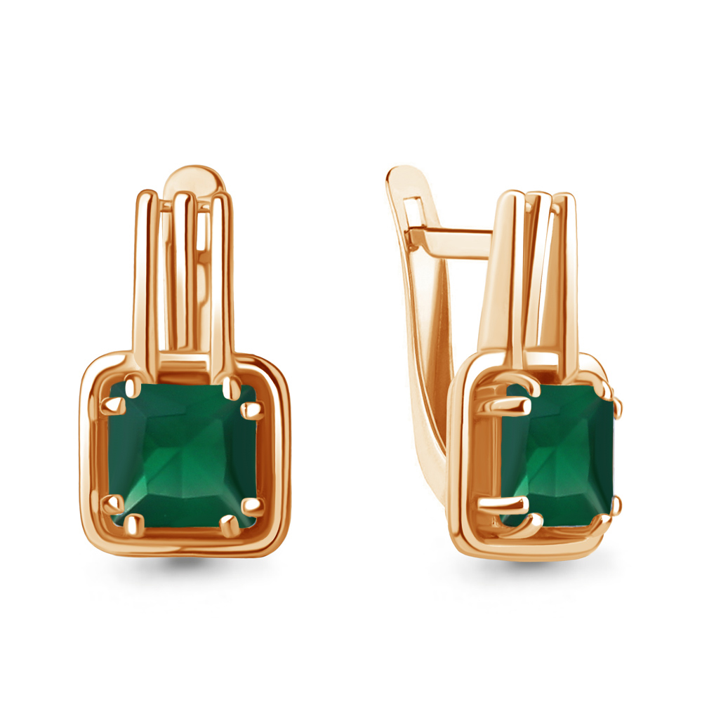 

Серьги из серебра с агатом Aquamarine Aquamarine 4770709_925_з, 4770709_925_з