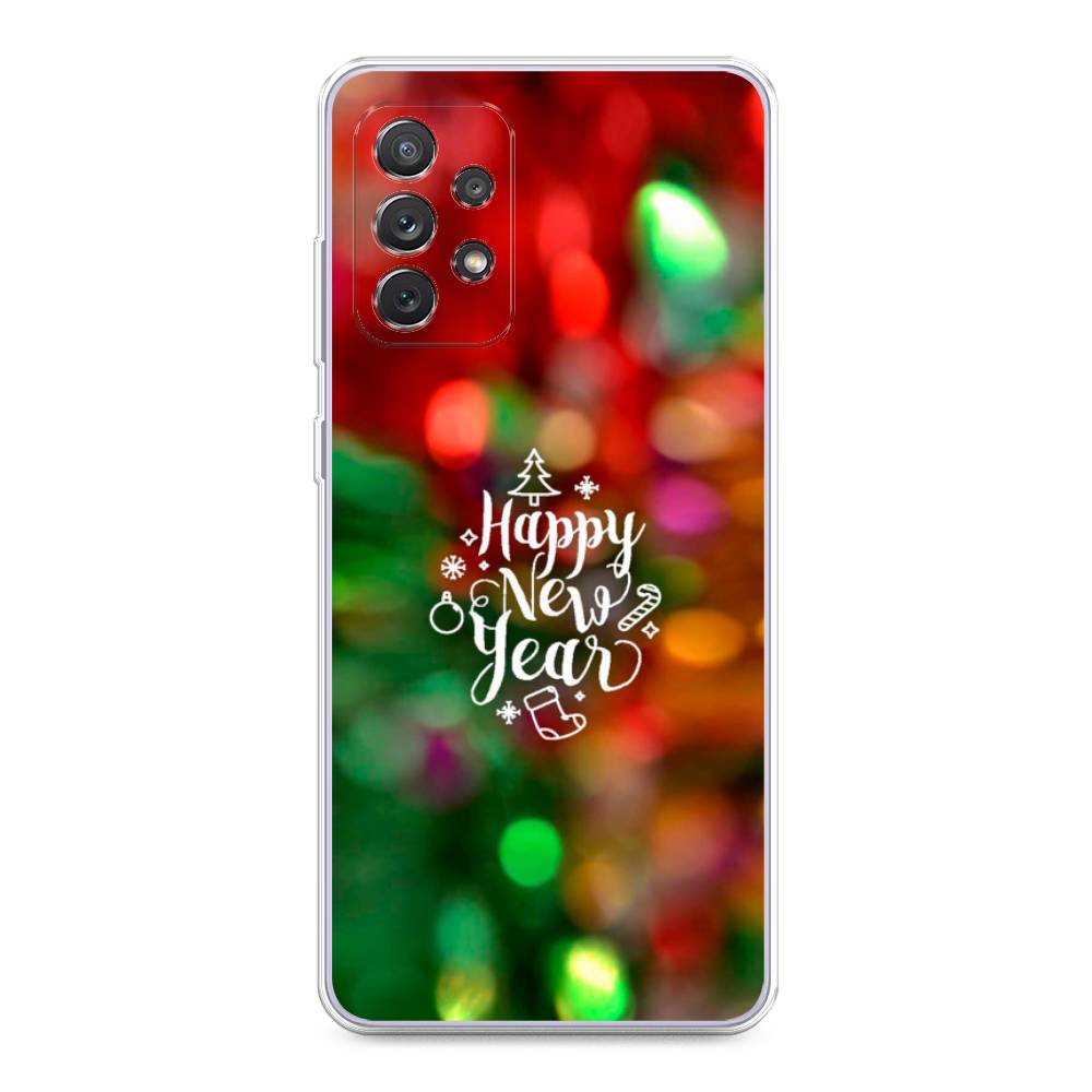 

Чехол на Samsung Galaxy A73 "Новый Год на елке", Зеленый;красный;желтый, 2104650-5