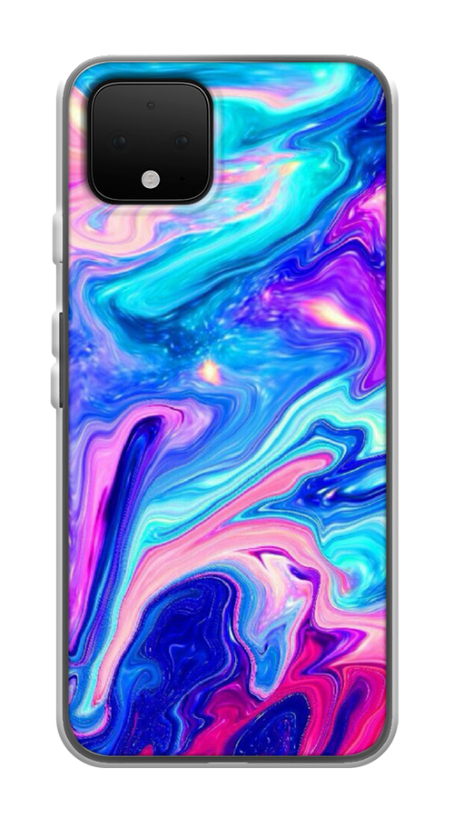 

Чехол Awog на Google Pixel 4 "Потеки краски", Разноцветный, 270250-10