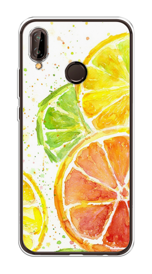 

Чехол на Huawei Nova 3 "Цитрусовые", Белый;желтый;красный;зеленый, 66150-1