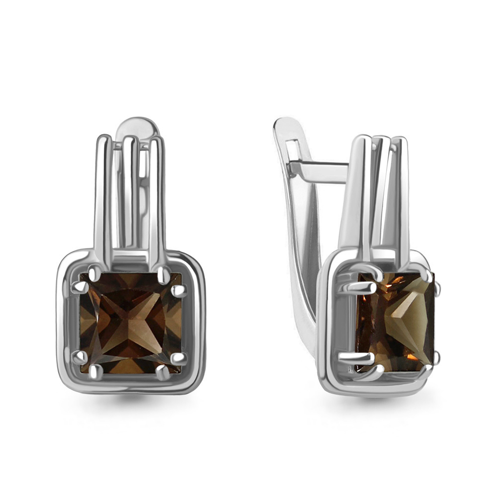 

Серьги из серебра с кварцем Aquamarine Aquamarine 4770701_925_р, 4770701_925_р