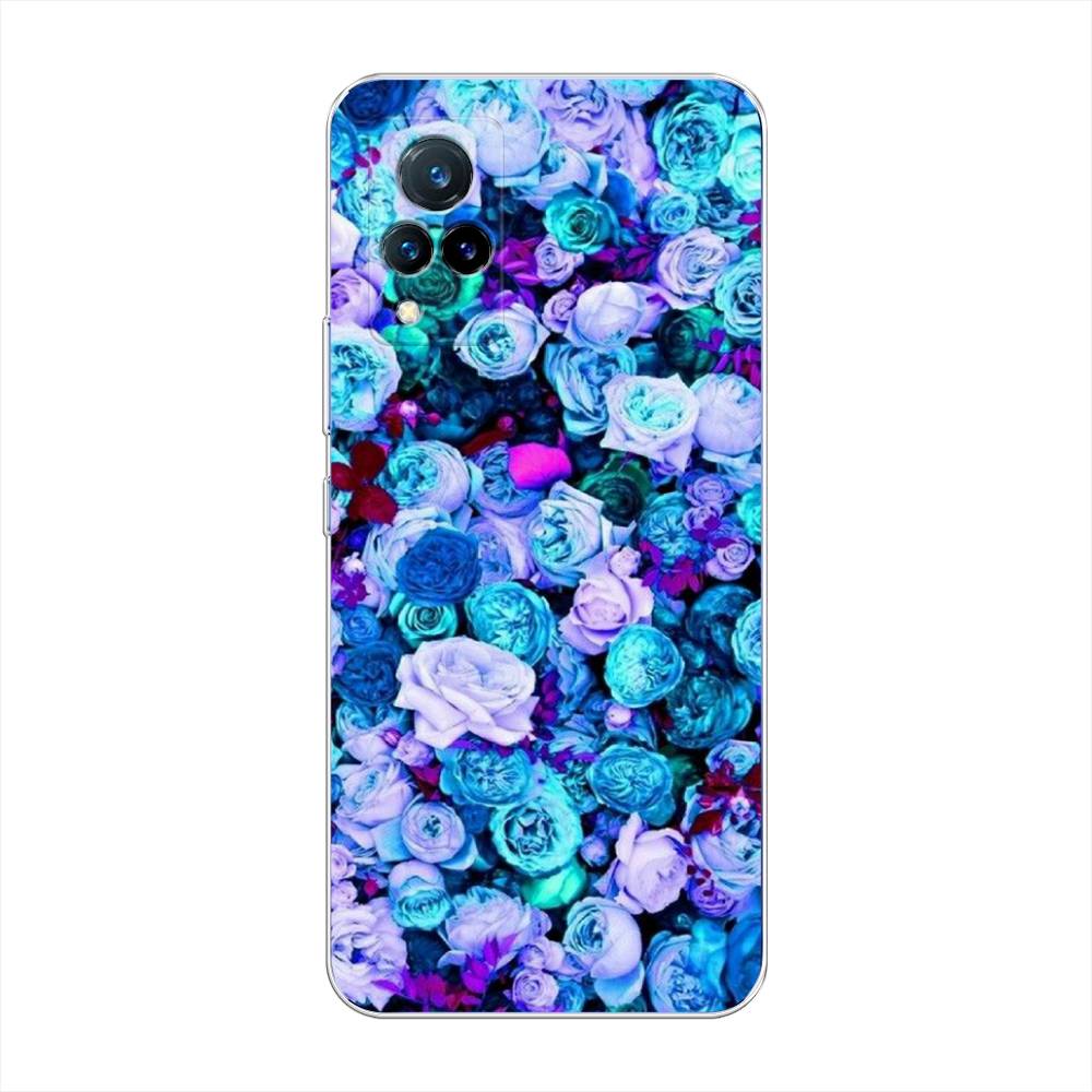 

Чехол на Vivo V21 "Цветочный ковер", Фиолетовый, 264350-2