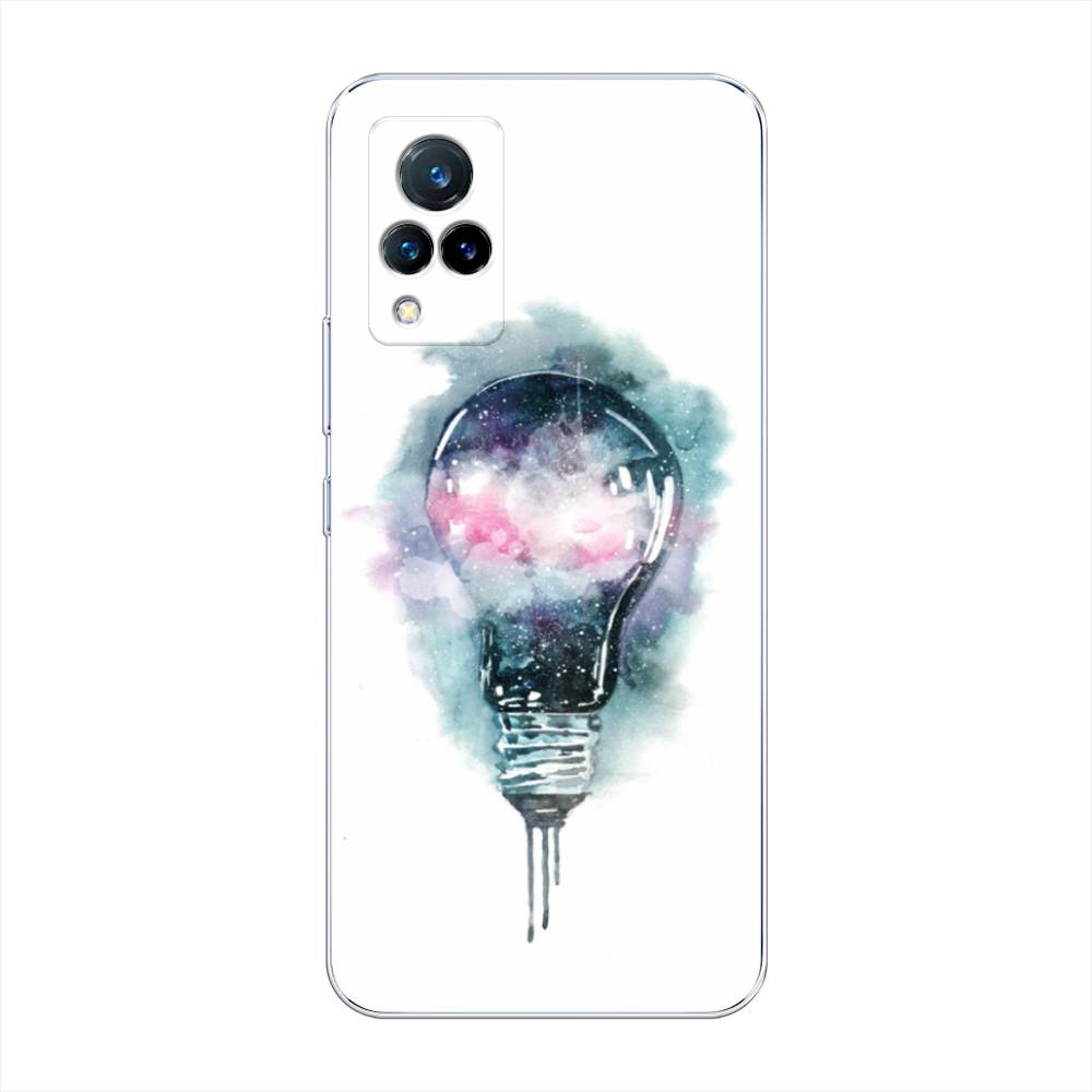 

Чехол на Vivo V21 "Волшебная лампа", Белый;серый, 264350-4