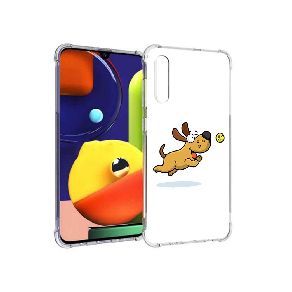 

Чехол MyPads Tocco для Samsung Galaxy A70 пёсик (PT128584.546.563), Прозрачный, Tocco