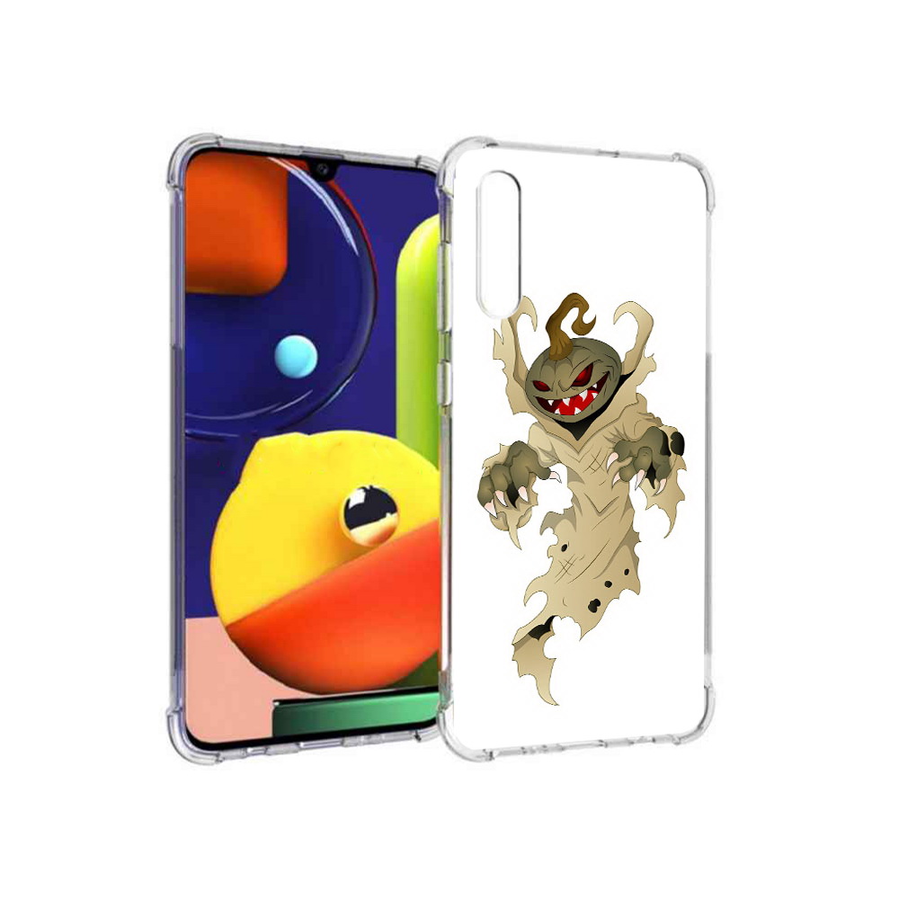 

Чехол MyPads Tocco для Samsung Galaxy A70 призрак хэллоуина (PT128584.546.555), Прозрачный, Tocco