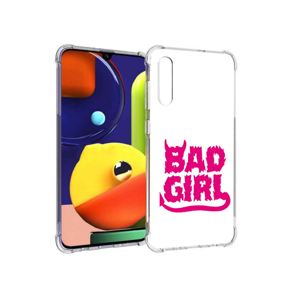 

Чехол MyPads Tocco для Samsung Galaxy A70 плохая девочка (PT128584.546.545), Прозрачный, Tocco