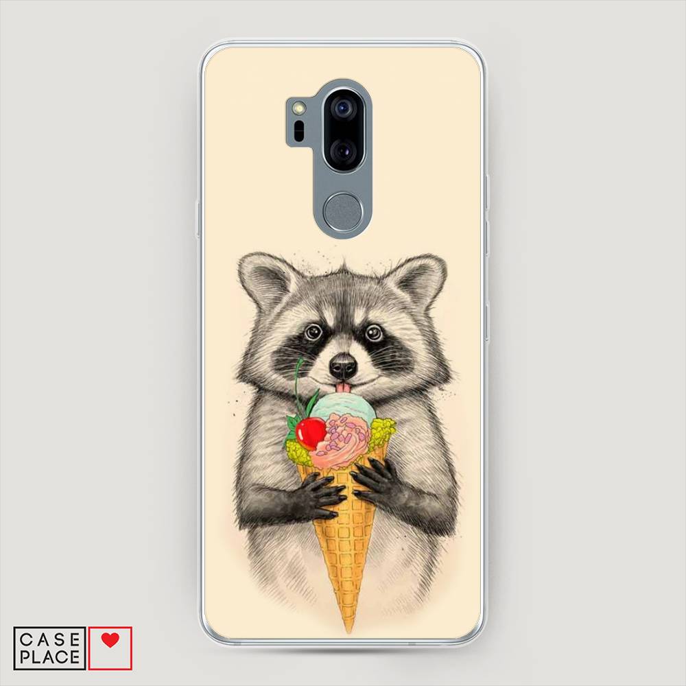 

Чехол Awog "Енот с мороженым" для LG G7 ThinQ, 83450-10
