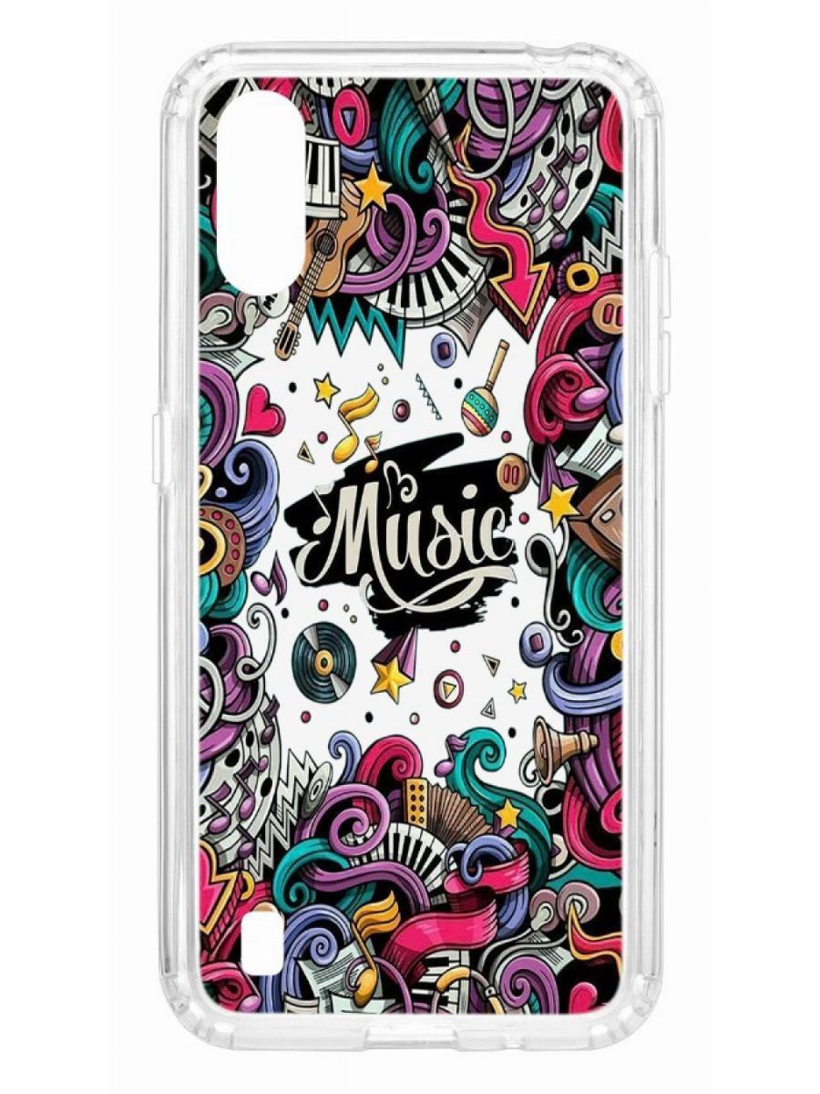 фото Чехол на samsung galaxy a01/a015 kruche print music кruче