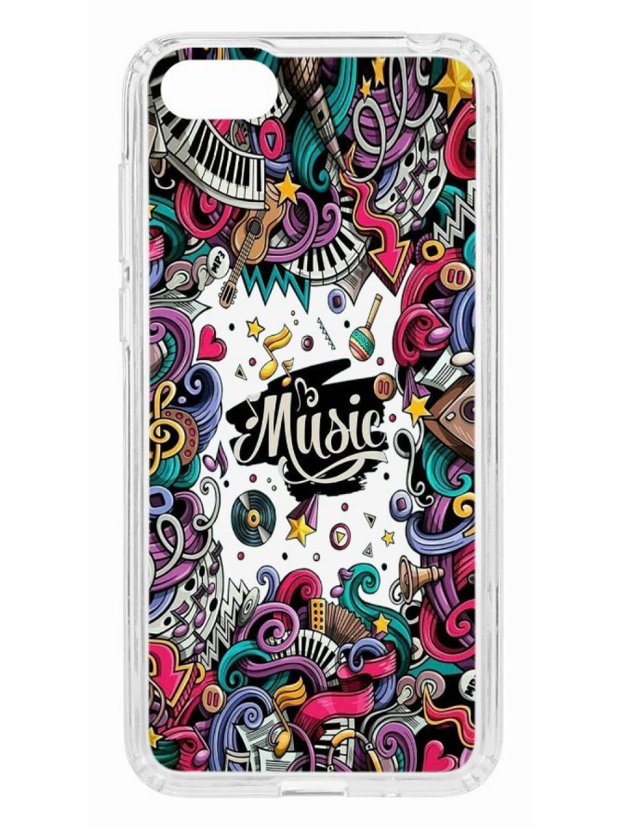 

Чехол на Huawei Honor 7A Kruche Print Music