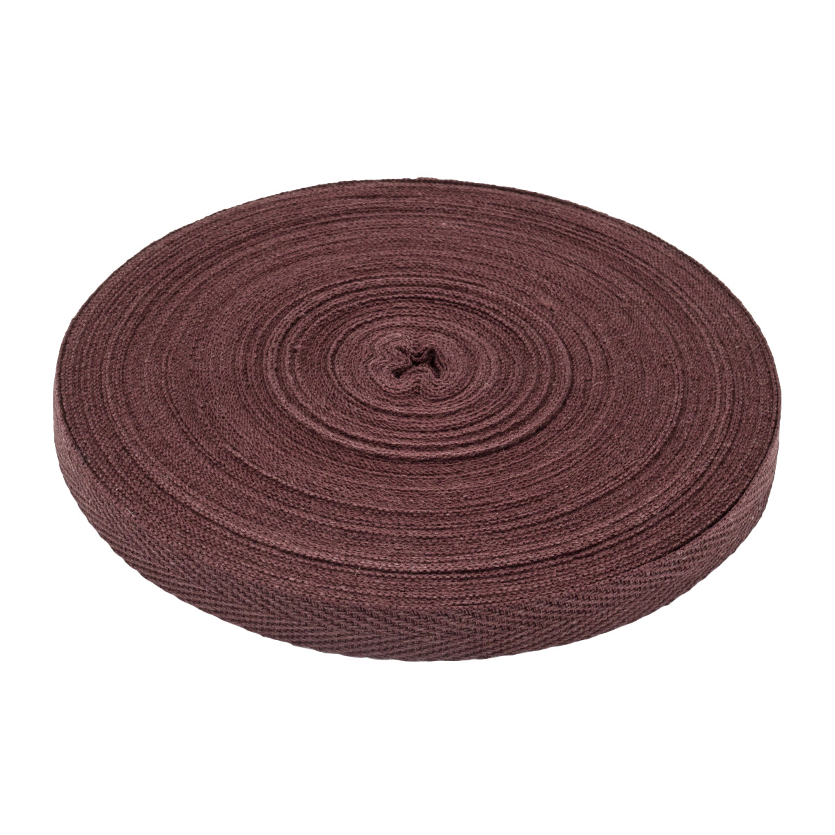 

3AR2856 Лента киперная х/б 1 см*22,86 м (095 шоколадный), Коричневый