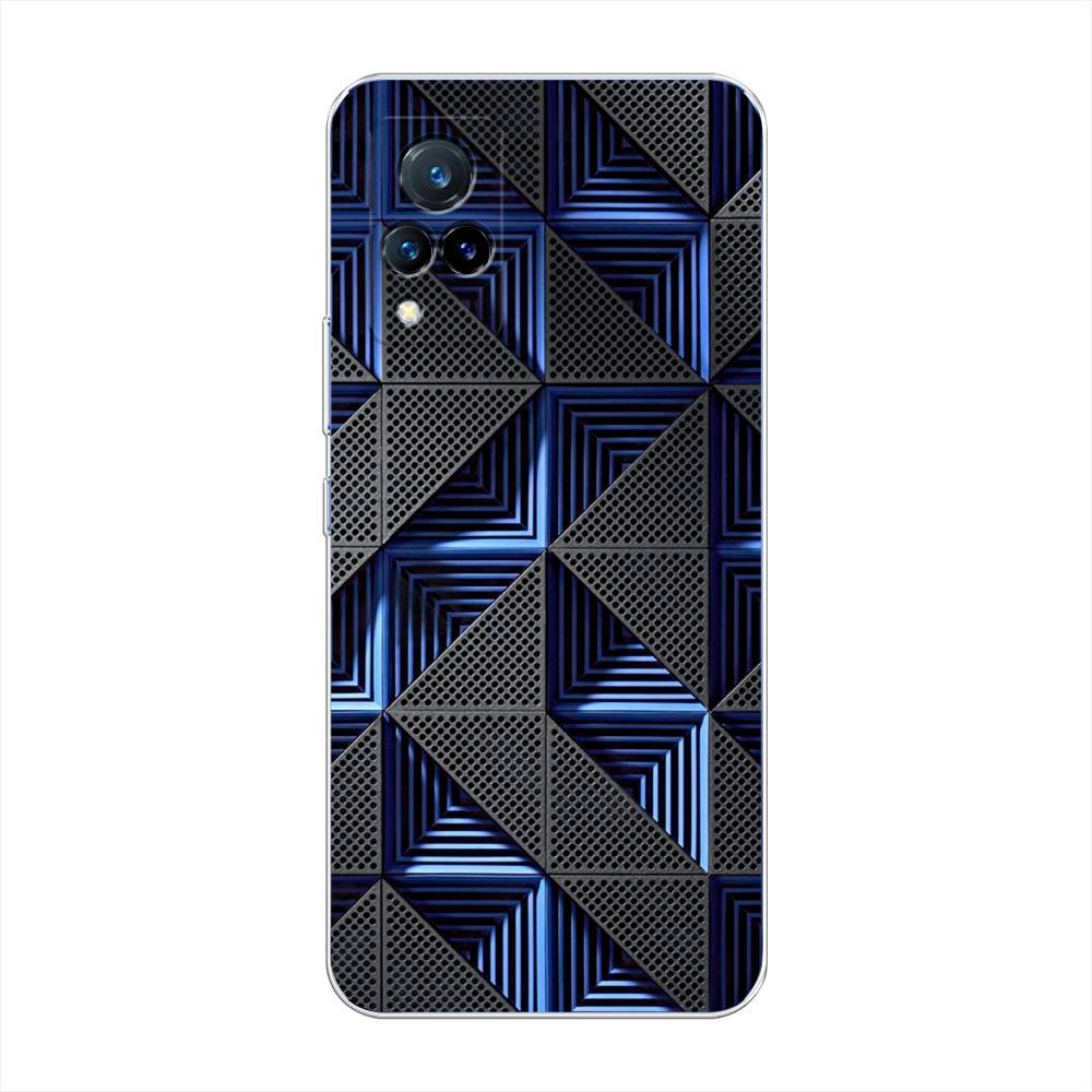 

Чехол на Vivo V21 "IBM", Серый;синий, 264350-3