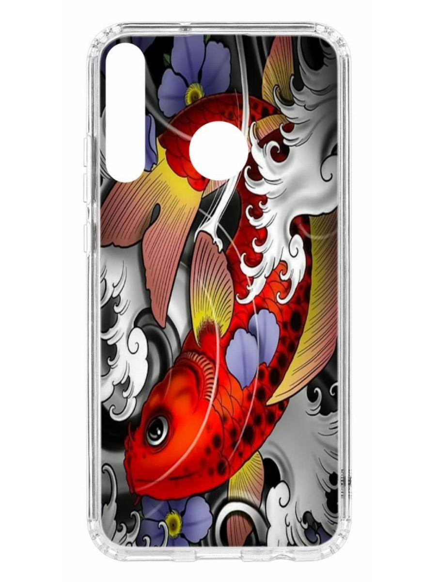 

Чехол на Huawei P40 Lite E Kruche Print Кои