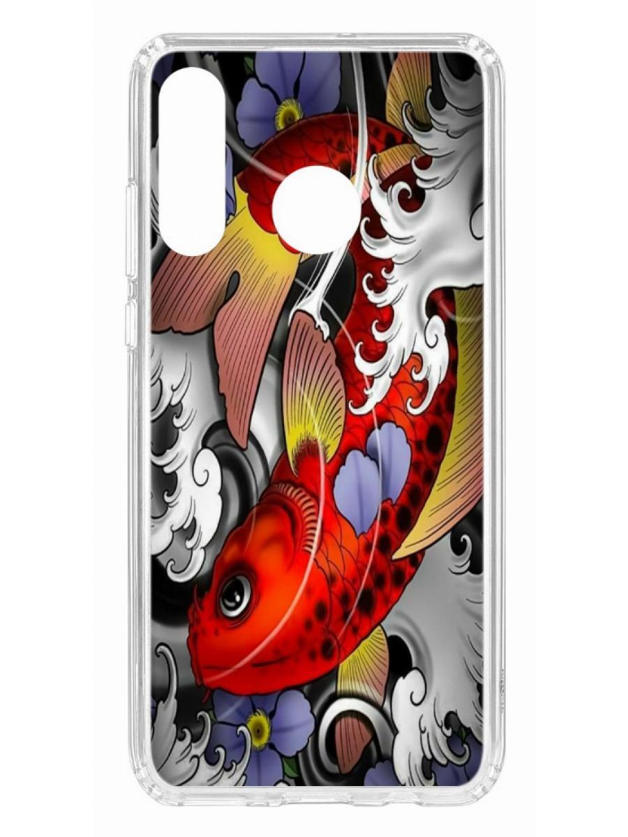 

Чехол на Huawei P30 Lite Kruche Print Кои