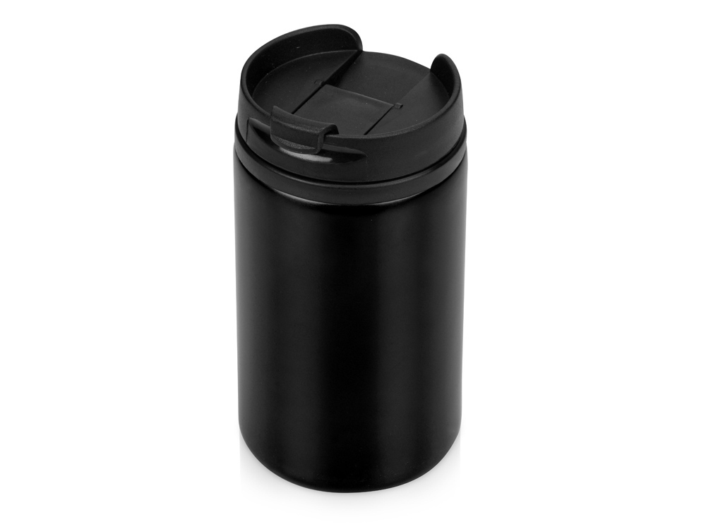 Термокружка Oasis Jar из нержавеющей стали на 250 мл с плотной крышкой, черный