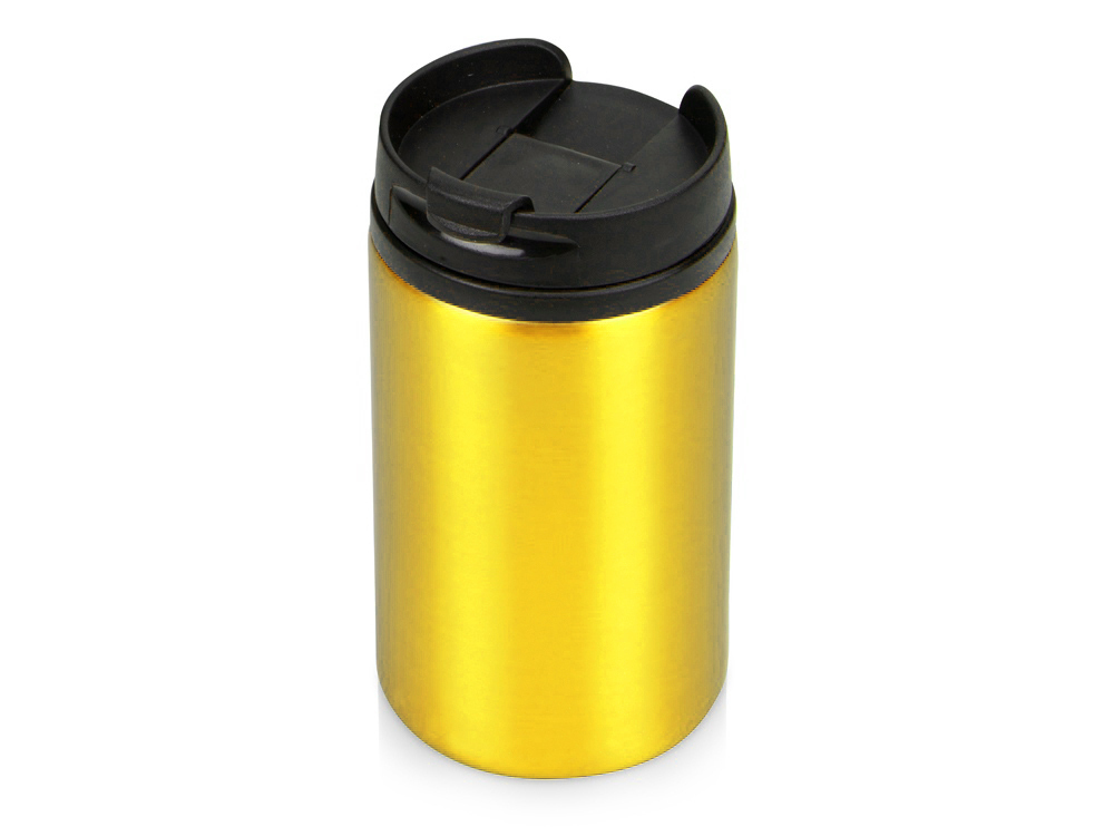 Термокружка Oasis 'Jar' из нержавеющей стали на 250 мл с плотной крышкой, желтый