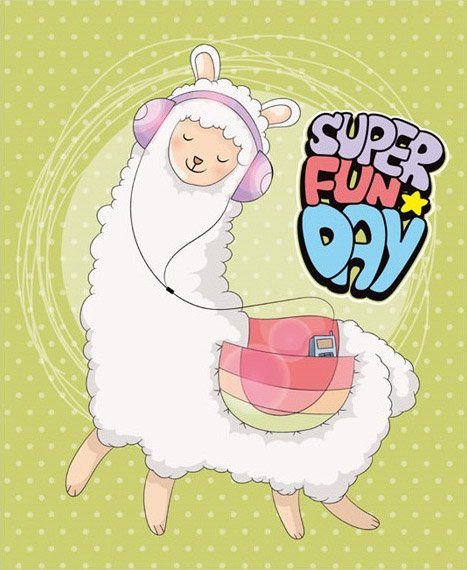 

Блокнот Bourgeois 96 листов, 10х12 см, клетка, Super fun day - Лама , 4918 (19324)