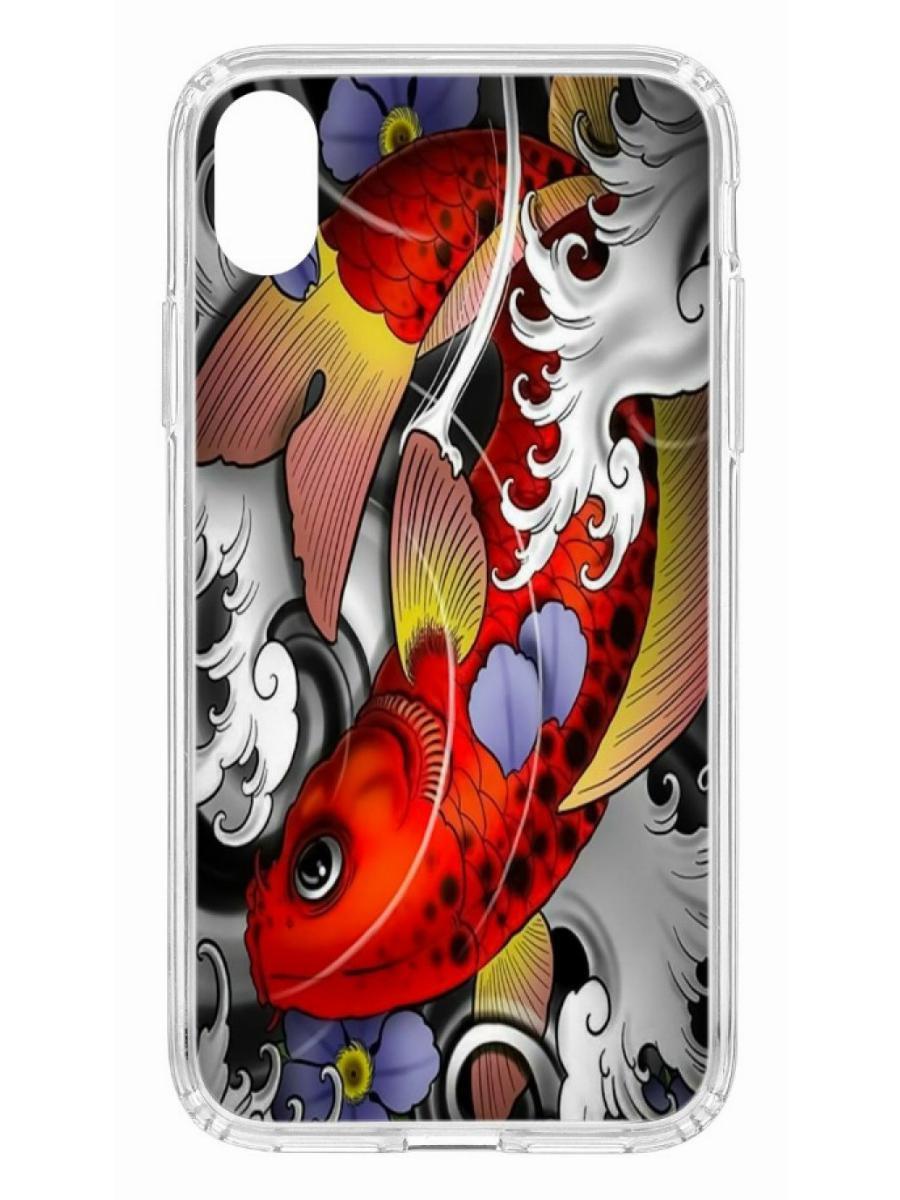 фото Чехол на iphone xr kruche print кои кruче