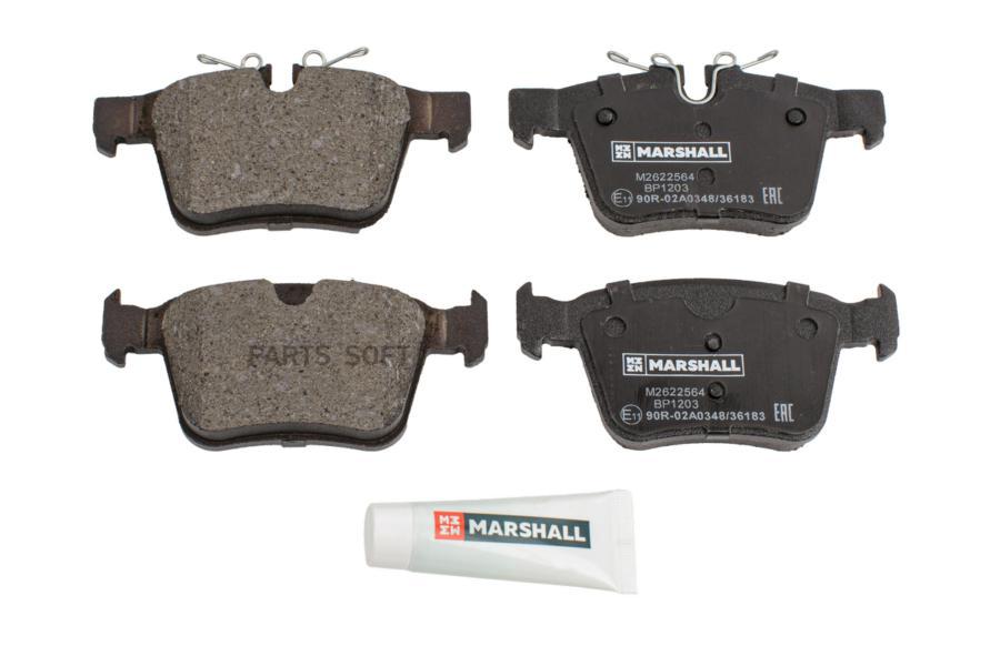 

Тормозные колодки MARSHALL Autoparts задние дисковые M2622564