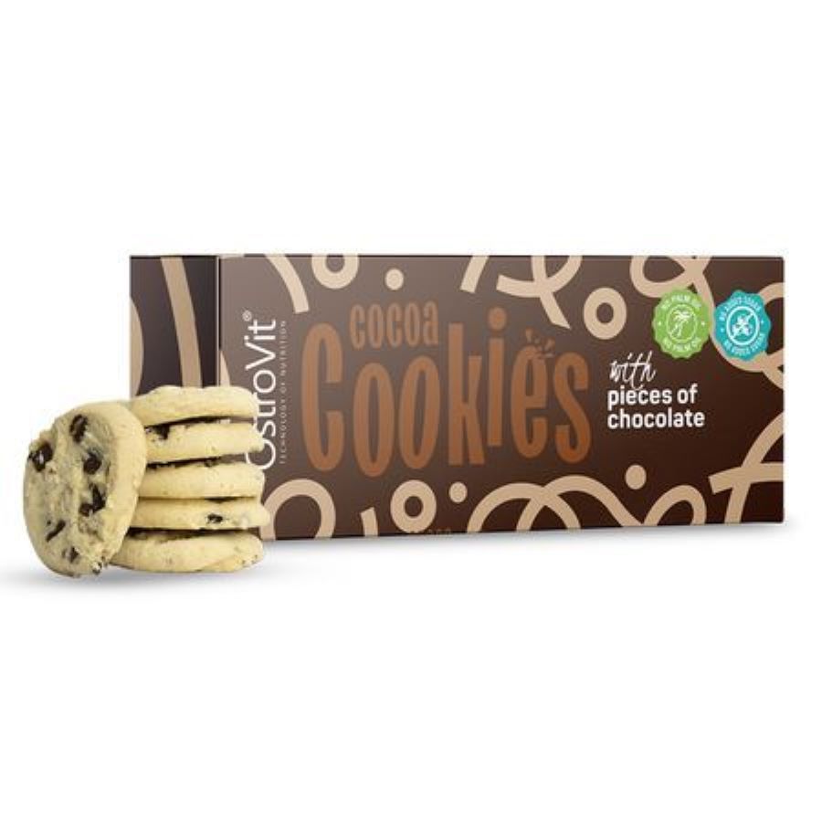

Печенье Ostrovit Cookies протеиновое с кусочками шоколада, 128 г