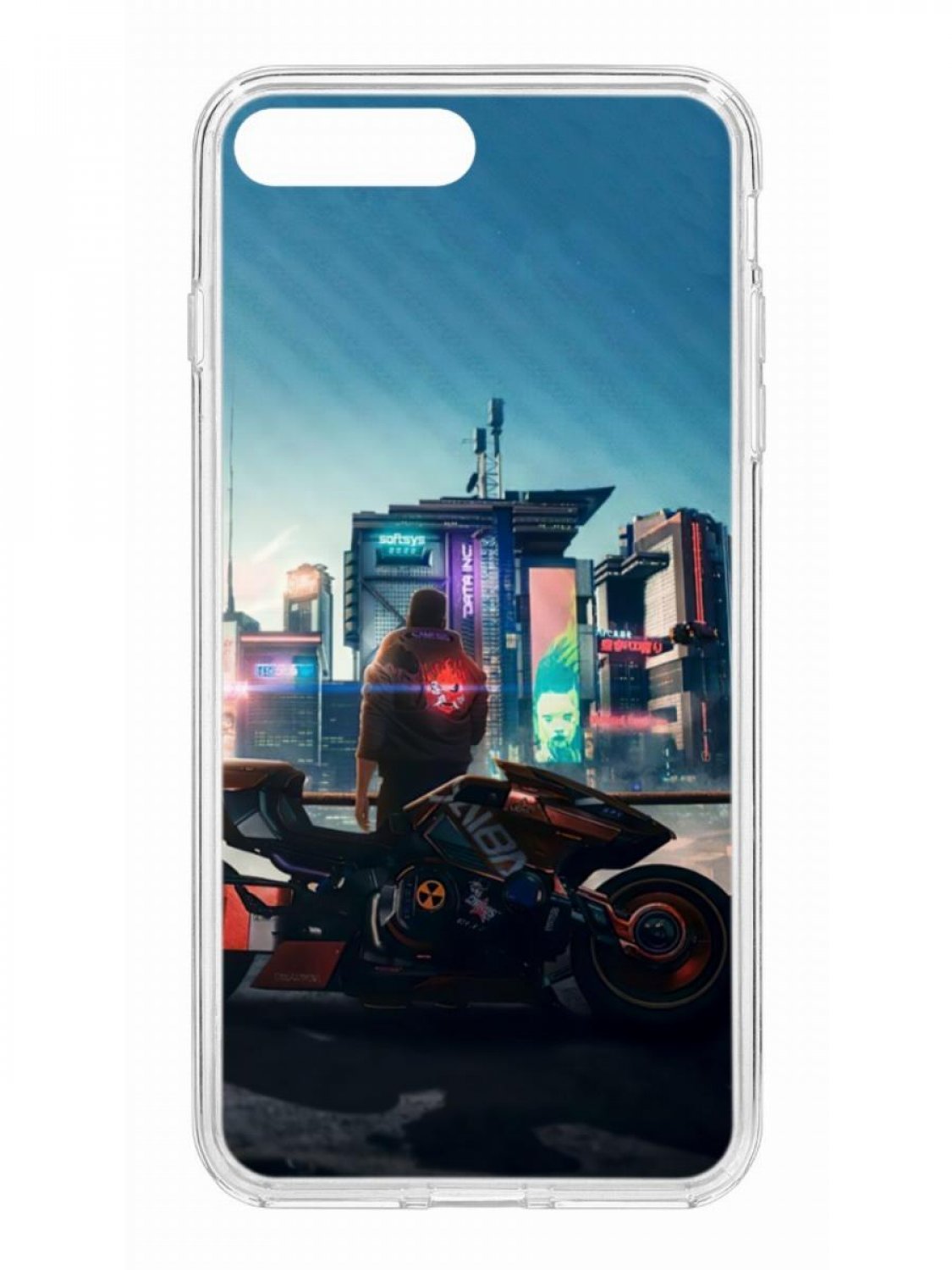 

Чехол для Apple iPhone 7 Plus /8 Plus КRUЧЕ Print Кои прозрачный с рисунком