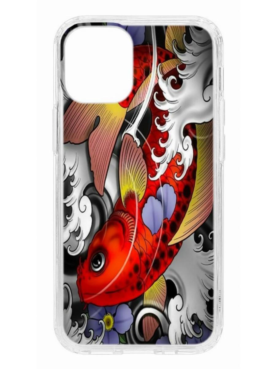 Чехол на Apple iPhone 12 mini Kruche Print Кои