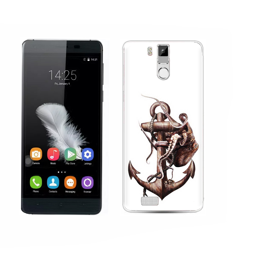 

Чехол MyPads Tocco для Oukitel K6000 Pro ржавый якорь, Прозрачный, Tocco