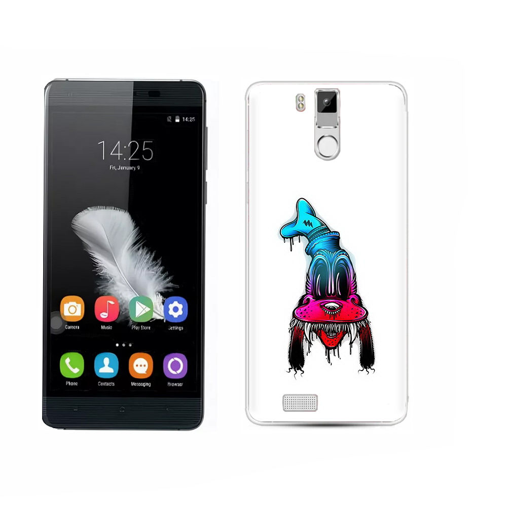 

Чехол MyPads Tocco для Oukitel K6000 Pro Гуффи, Прозрачный, Tocco