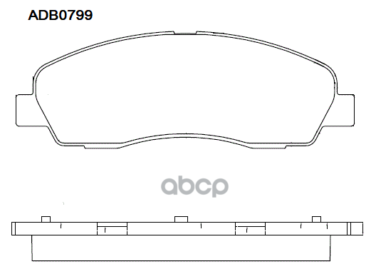 

Тормозные колодки Allied nippon ADB0799