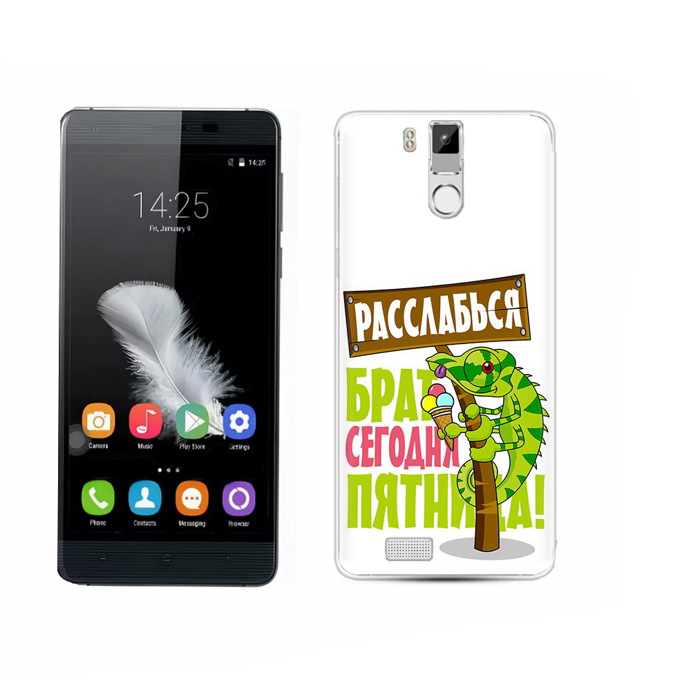 

Чехол MyPads Tocco для Oukitel K6000 Pro пятница, Прозрачный, Tocco