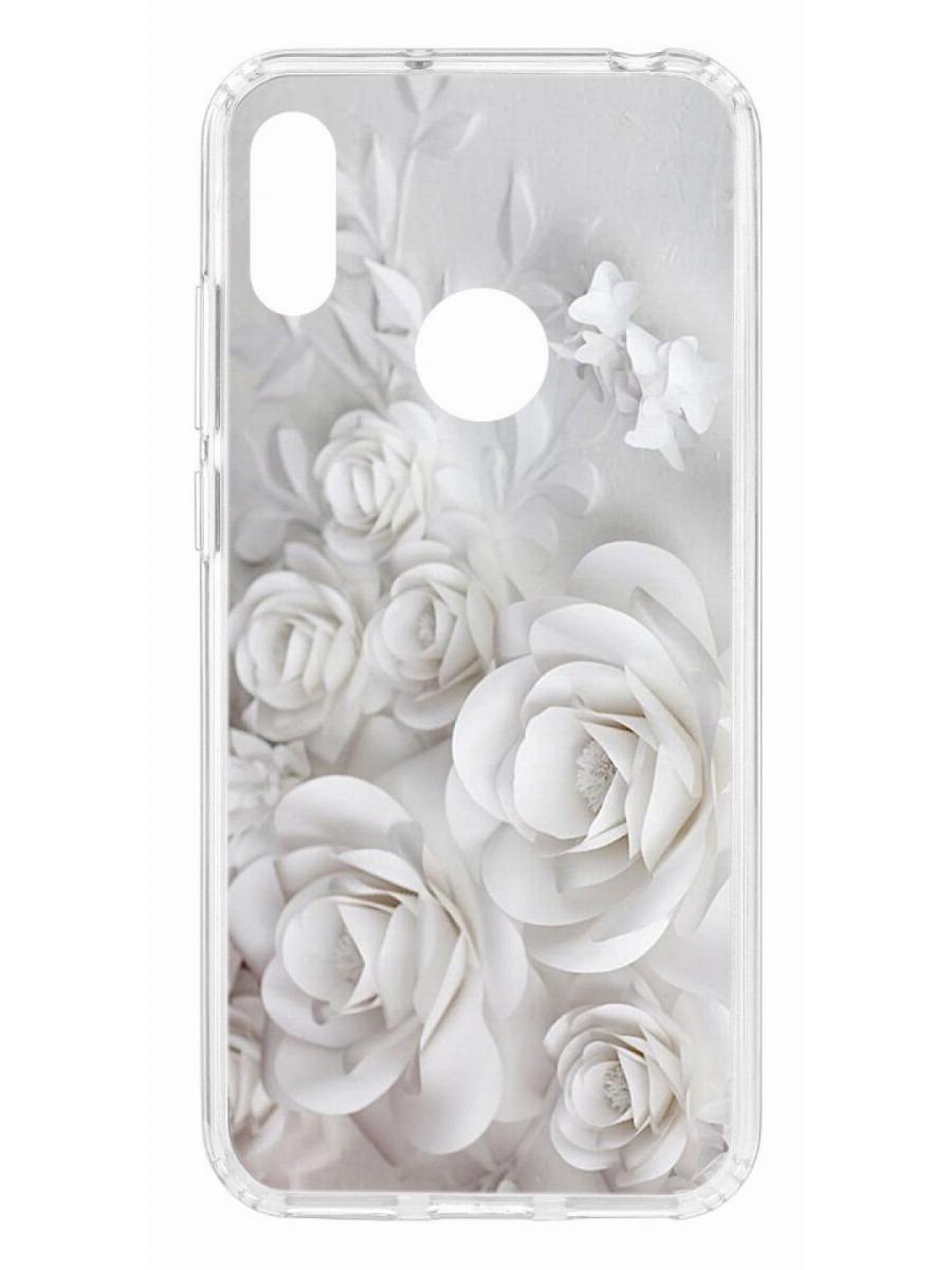 

Чехол на Huawei Y6 2019 Kruche Print White roses