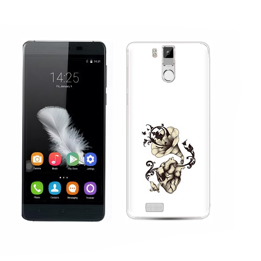

Чехол MyPads Tocco для Oukitel K6000 Pro Граммофон, Прозрачный, Tocco