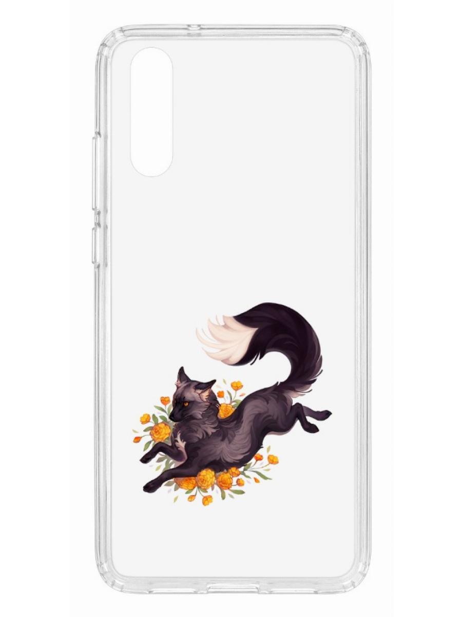 фото Чехол на huawei p20 kruche print fox кruче