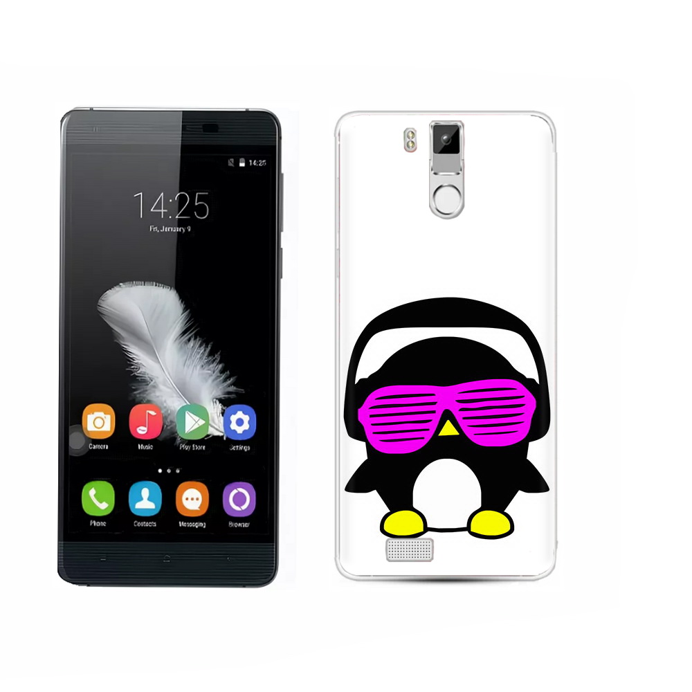 

Чехол MyPads Tocco для Oukitel K6000 Pro пингвин, Прозрачный, Tocco