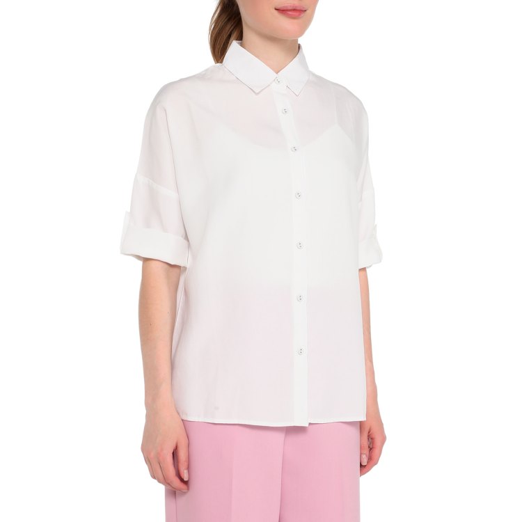 

Рубашка женская Maison David MLY2115-1 белая XS, Белый, MLY2115-1