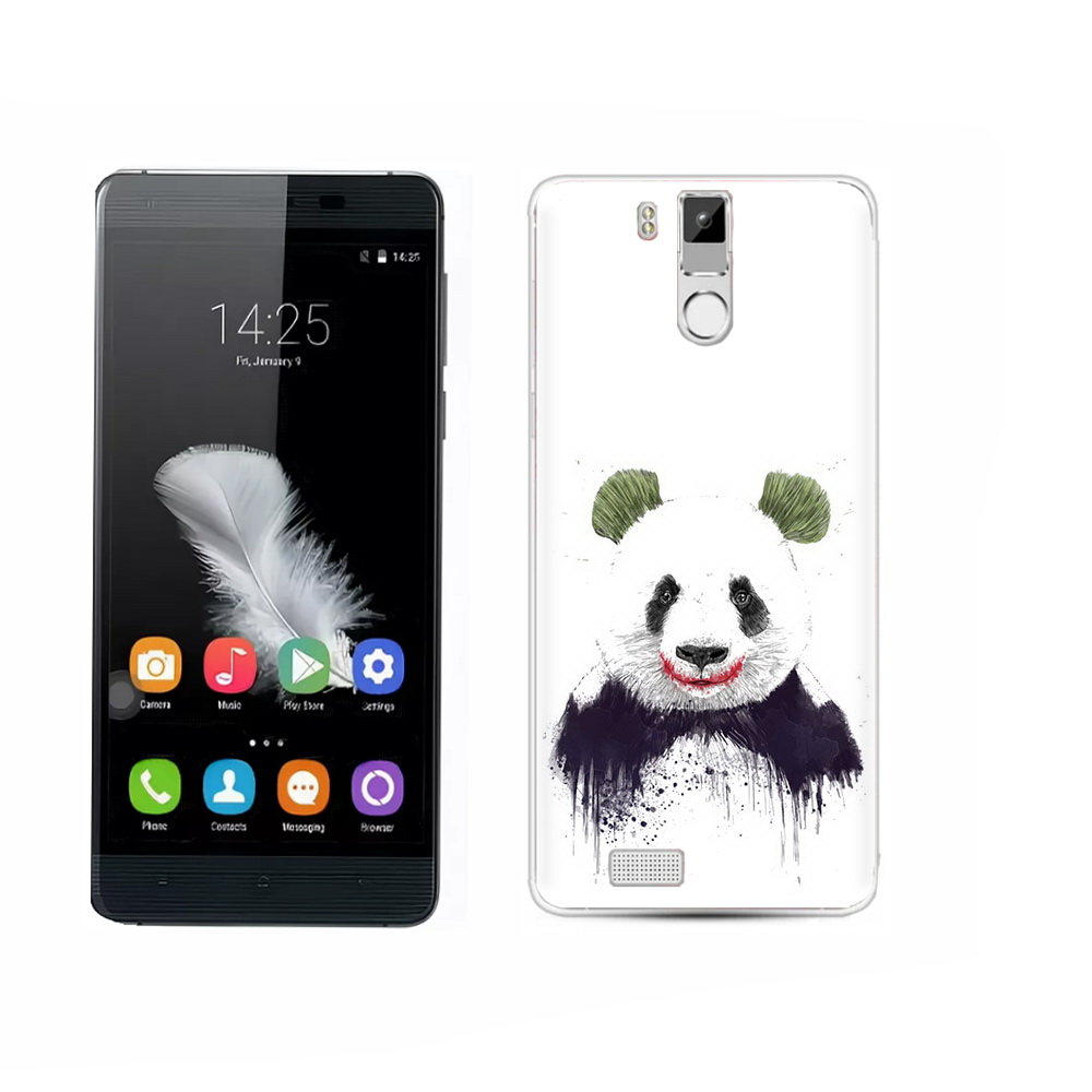 

Чехол MyPads Tocco для Oukitel K6000 Pro панда джокер, Прозрачный, Tocco