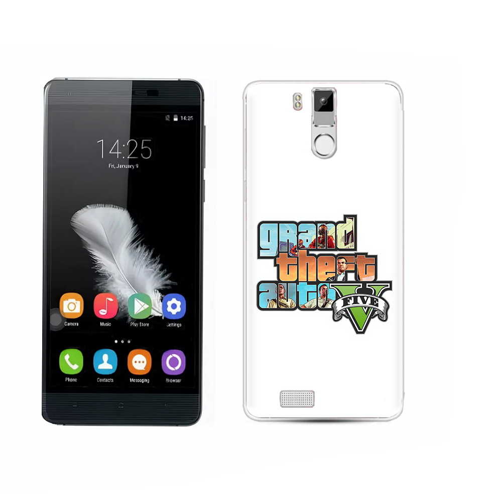 

Чехол MyPads Tocco для Oukitel K6000 Pro ГТА, Прозрачный, Tocco