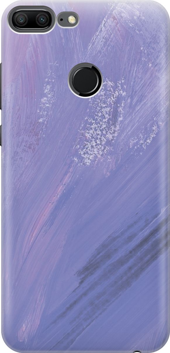 

Силиконовый чехол на Honor 9 Lite с принтом "Сиреневые мазки", Серый;фиолетовый, 6403