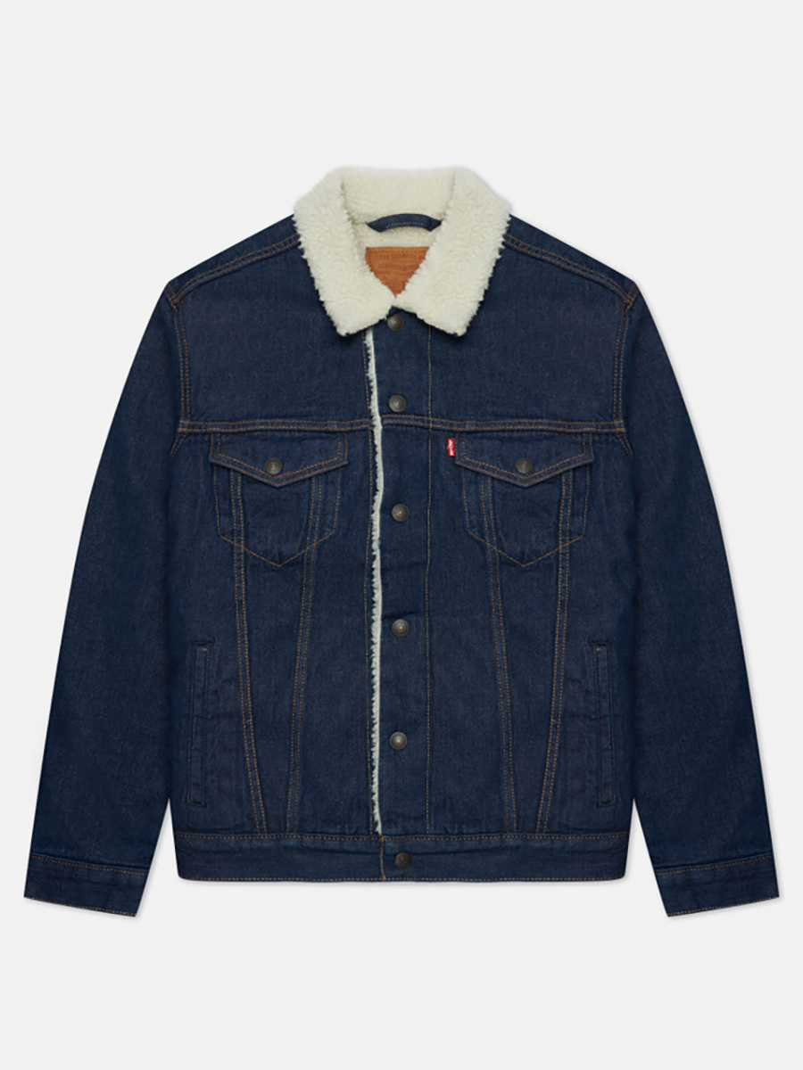 Джинсовая куртка мужская Levi's 16365-0084 синяя XL
