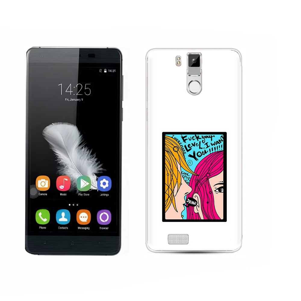 

Чехол MyPads Tocco для Oukitel K6000 Pro Выпьем, Прозрачный, Tocco