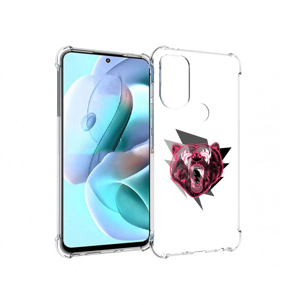 

Чехол MyPads Tocco для Motorola Moto G71 грозовой медведь (PT227080.353.301), Прозрачный, Tocco