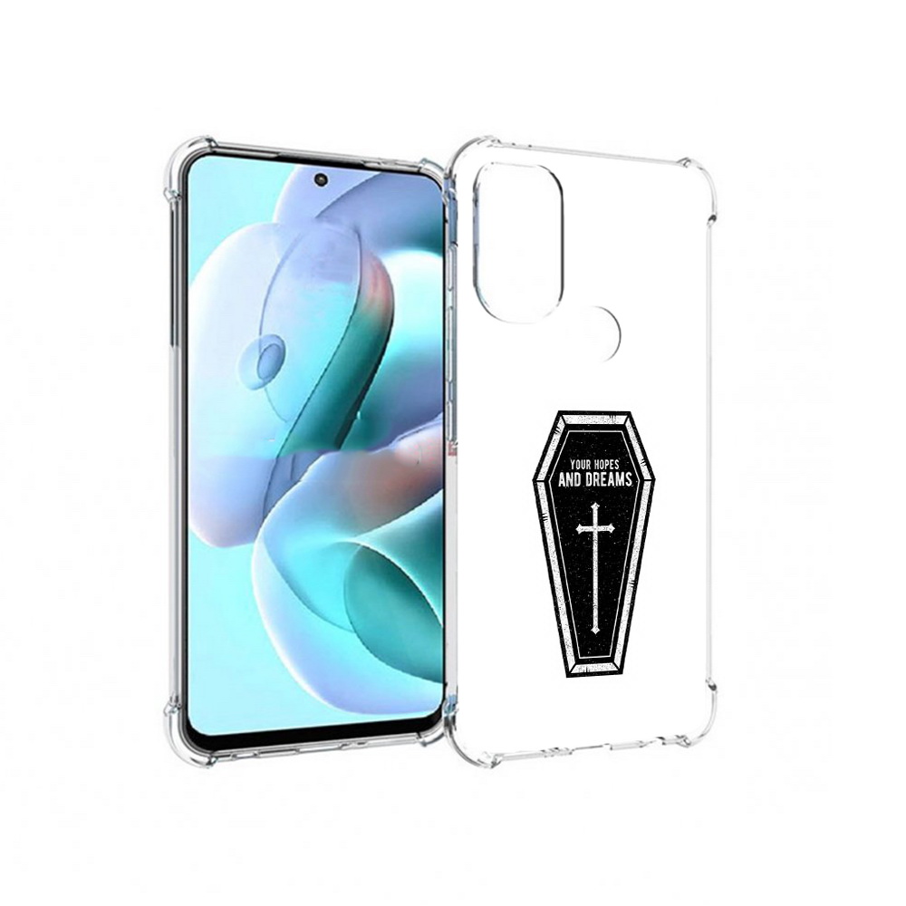 

Чехол MyPads Tocco для Motorola Moto G71 гроб с мечтами (PT227080.353.299), Прозрачный, Tocco