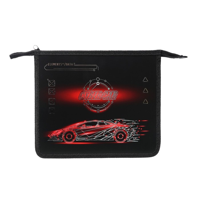 

Папка для тетрадей Оникс Cyber car 71239, 240 х 205 х 40 мм, Черный