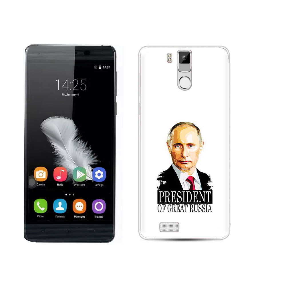 

Чехол MyPads Tocco для Oukitel K6000 Pro Володька, Прозрачный, Tocco